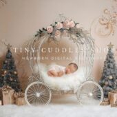 Christmas White Pram (AI)